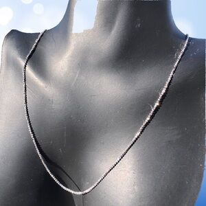 Elegant Danecraft Sterling Silver 925 Twisted S Chain Necklace 16” 1.66g Signed